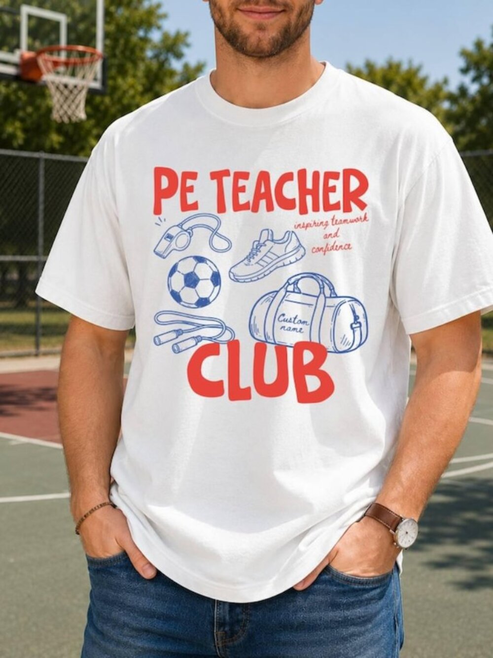 Custom PE Teacher Club Shirt